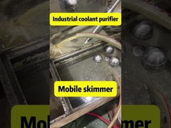 Efficient CNC Coolant Oil Separator Large Cutting Fluid And Oil Removal Powder