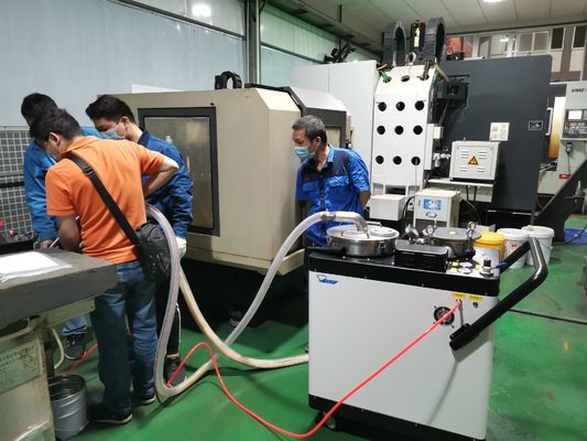 Aluminum Chip Cleaning CNC Coolant Filter System Coolant Tank Cleaner