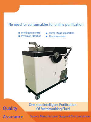 Maximum Flow 6000Lh Grinding Coolant Filtration Unit Aircooled Or Watercooled Coolant Recycling System for Industrial Applications