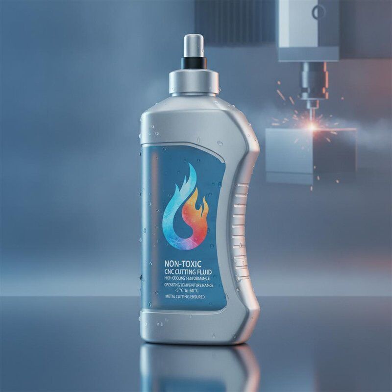Non toxic CNC Cutting Fluid with High Cooling Performance and Operating Temperature Range minus 5 to 60 Degrees Celsius ensuring Metal Cutting